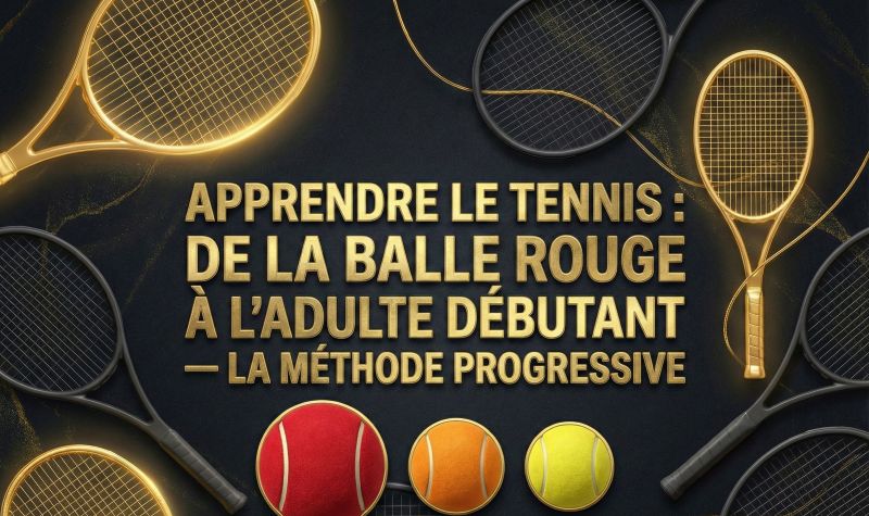 Apprentissage du tennis