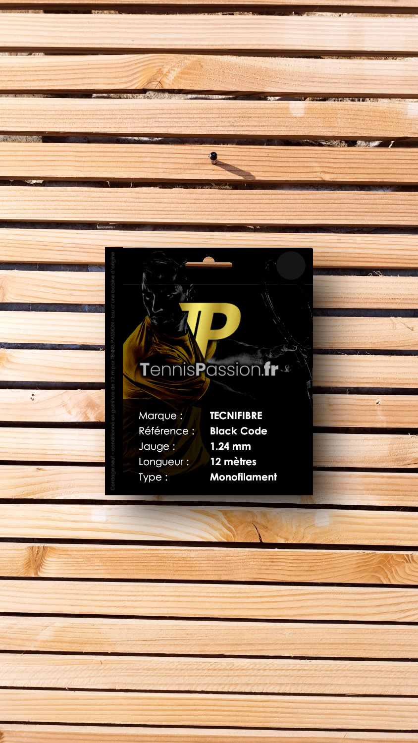 TECNIFIBRE Black Code 1.24 Noir