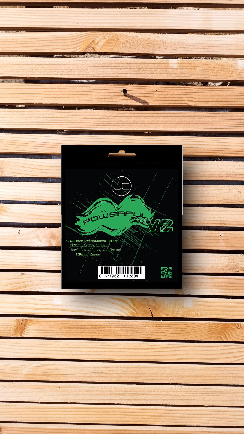 UNI-CORD The Powerfull V2 1.24 Vert Fluo